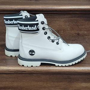 White timberland boots women's